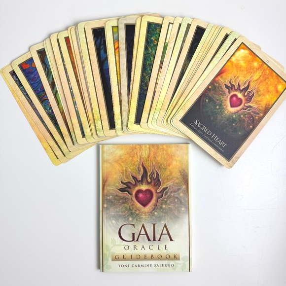 Gaia Oracle Card Deck by Toni Carmine Salerno, 45 Cards & Guidebook - Picture 3 of 4